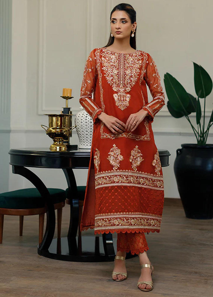 Threads & Motifs Luxury Pret  Net Shirt 8239