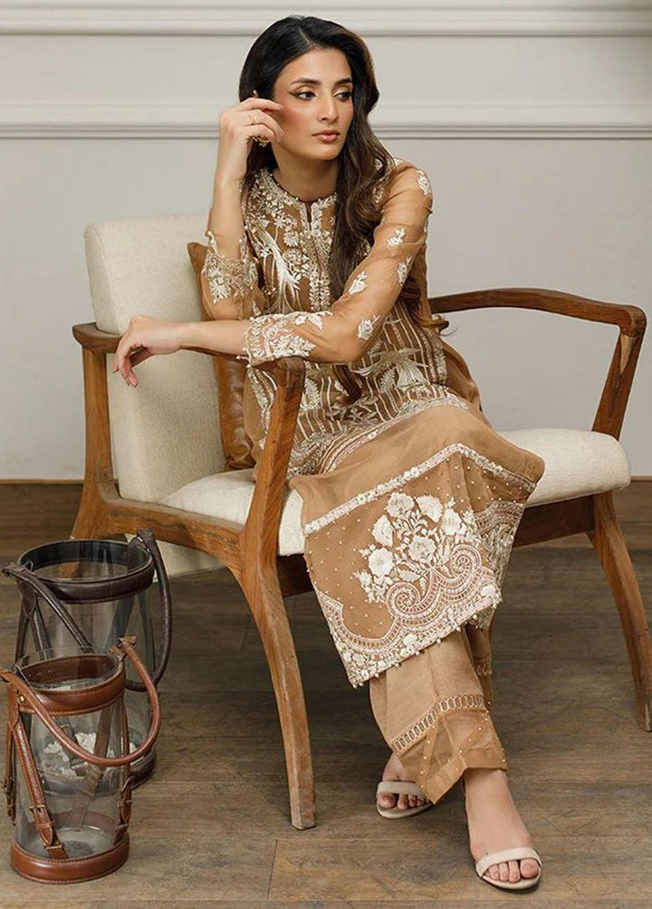 Threads & Motifs Luxury Pret  Organza Shirt 8155