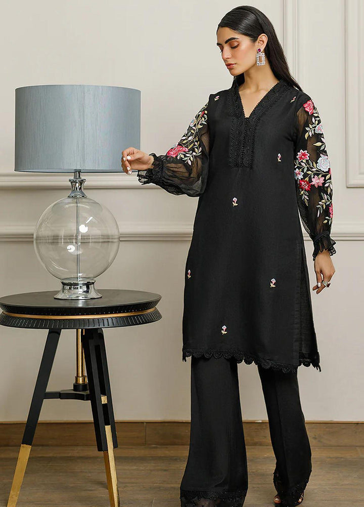 Threads & Motifs Pret Embroidered Khaadi Net Kurti 8284