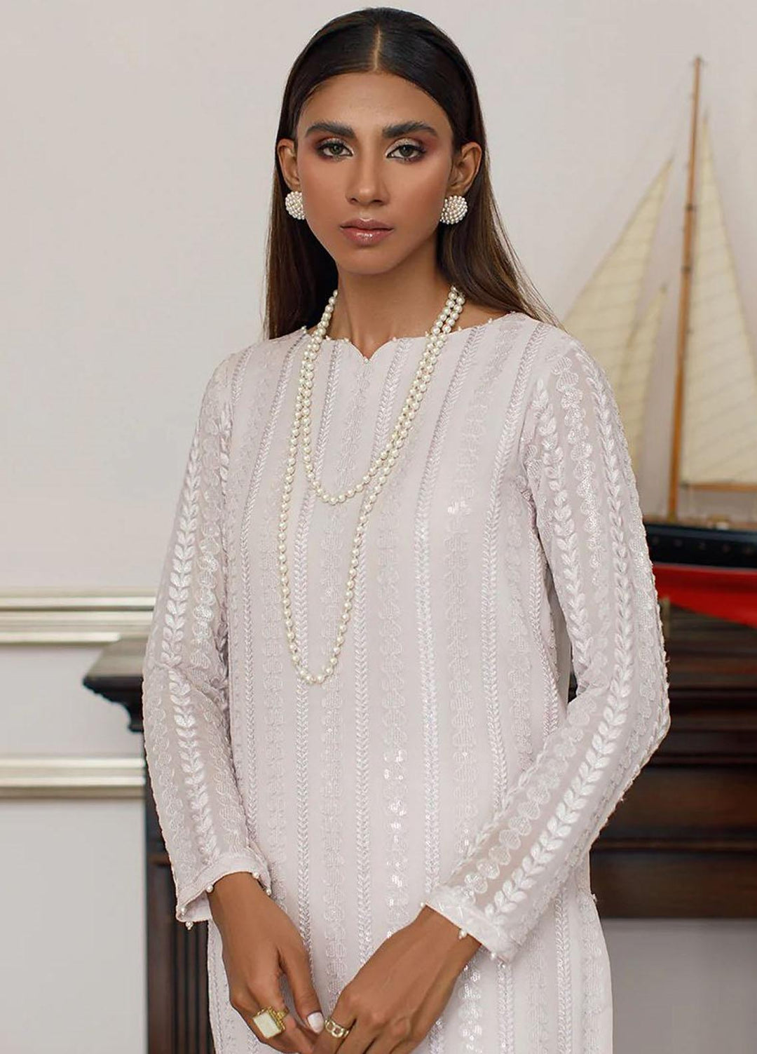 Threads & Motifs Luxury Pret  Chiffon Shirt THM23RW 7886