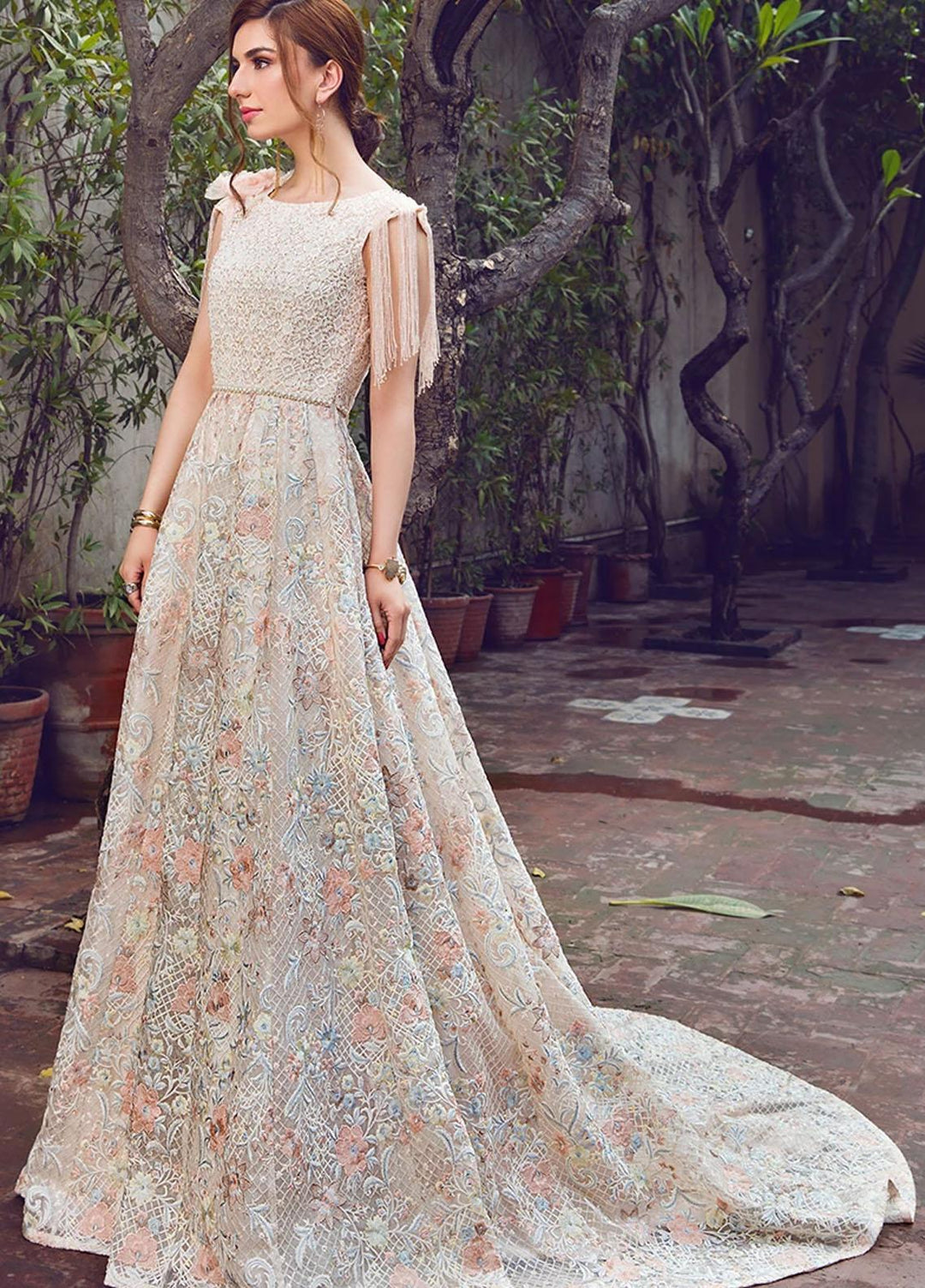 Threads & Motifs Pret Semi Formal Organza Dress THM21SF 5532