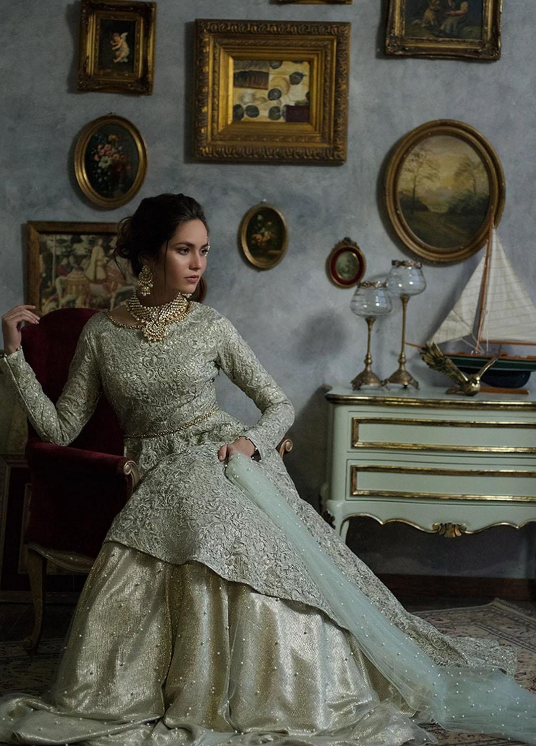 Threads & Motifs Pret Semi Formal Net 2 Piece THM21SF 5645