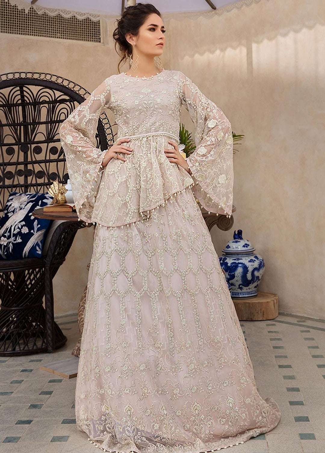 Threads & Motifs Pret Semi Formal Net Dress THM21SF 5976