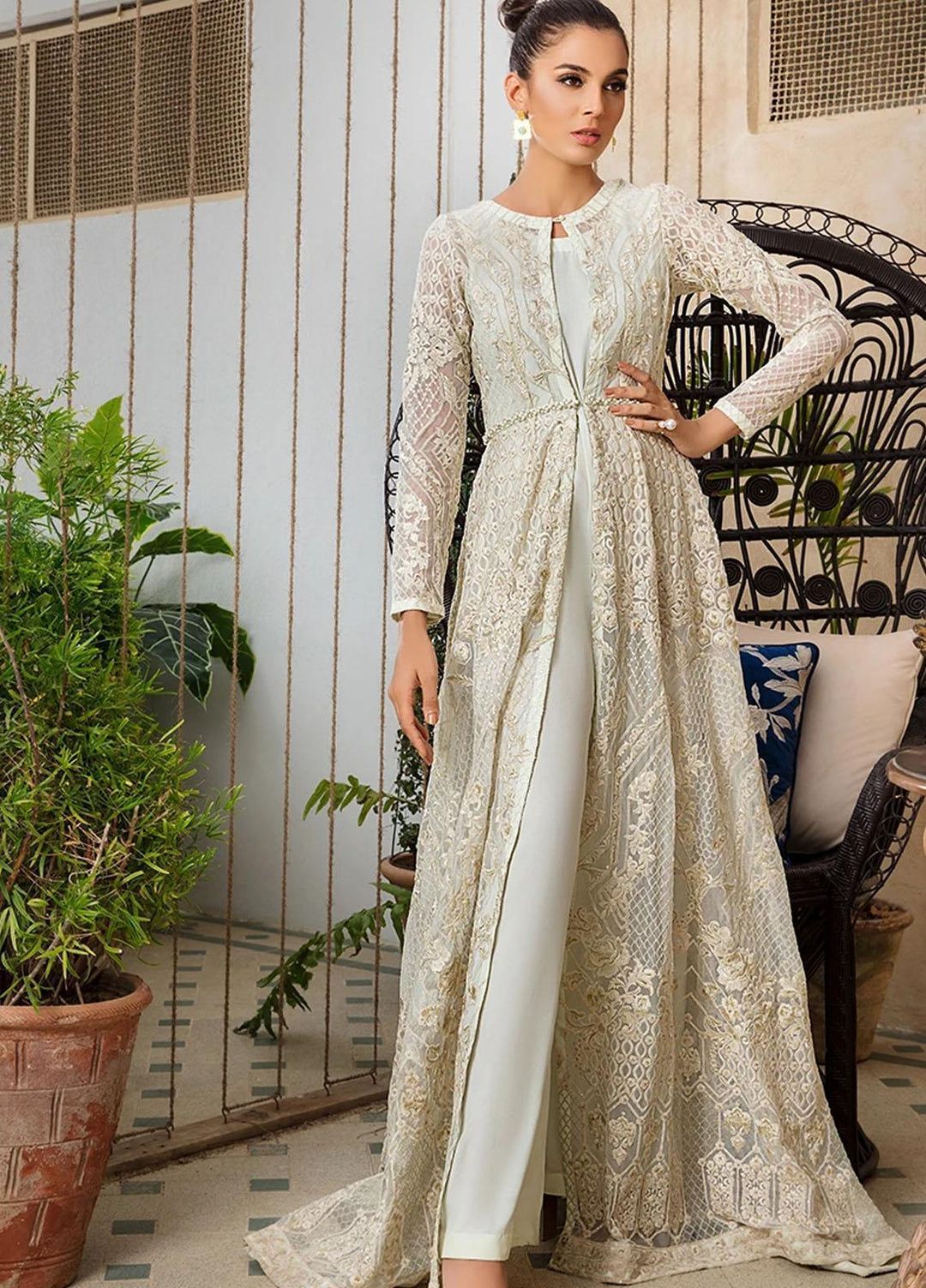 Threads & Motifs Pret Semi Formal Net Jumpsuit THM21SF 5977