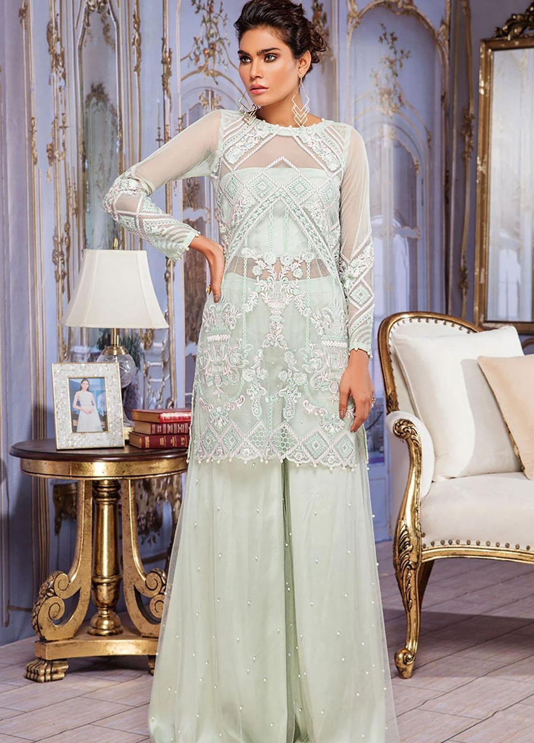 Threads & Motifs Pret Semi Formal Net Shirt THM21SF 6041