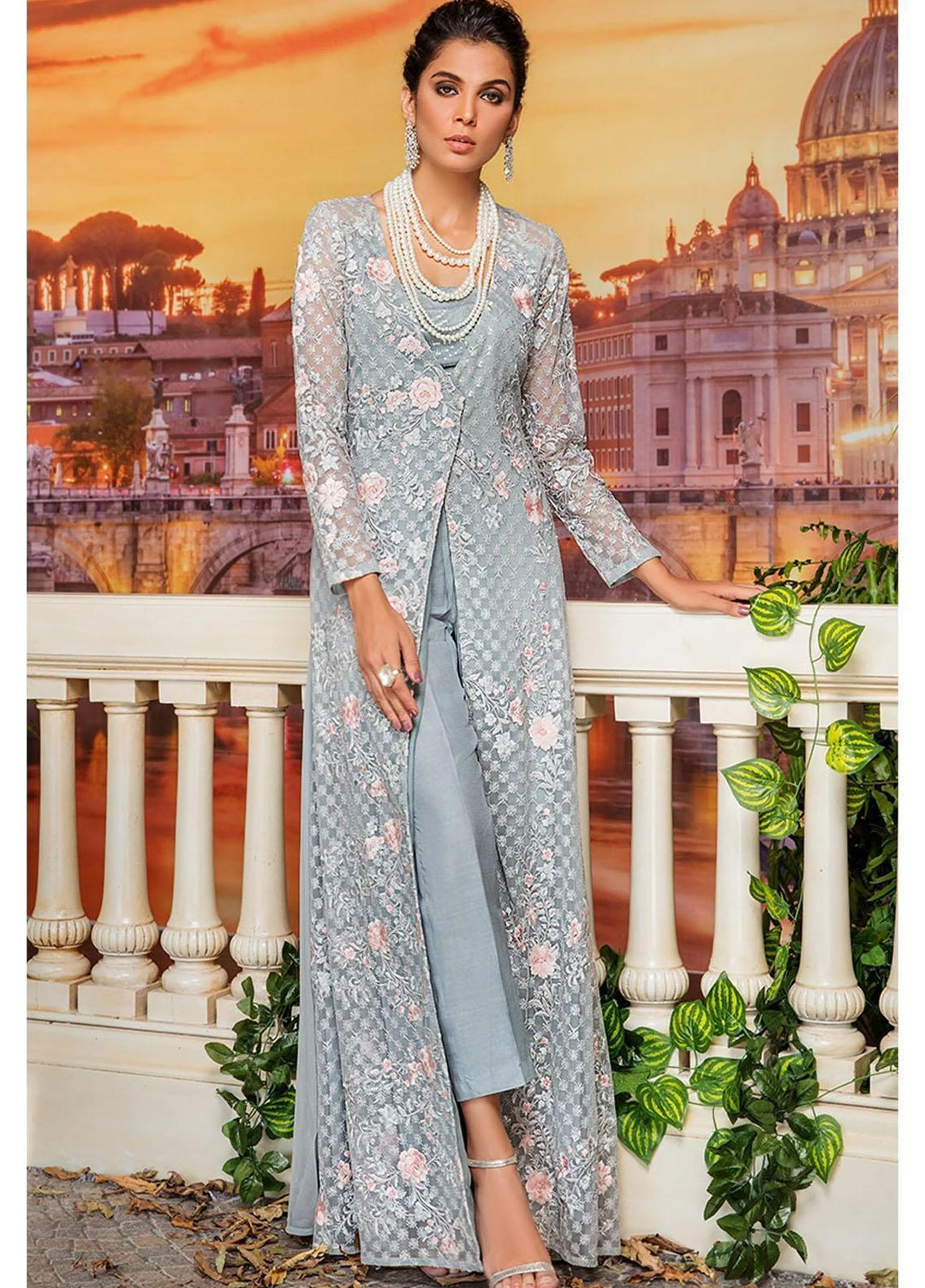 Threads & Motifs Pret Semi Formal Net Dress THM21SF 6235