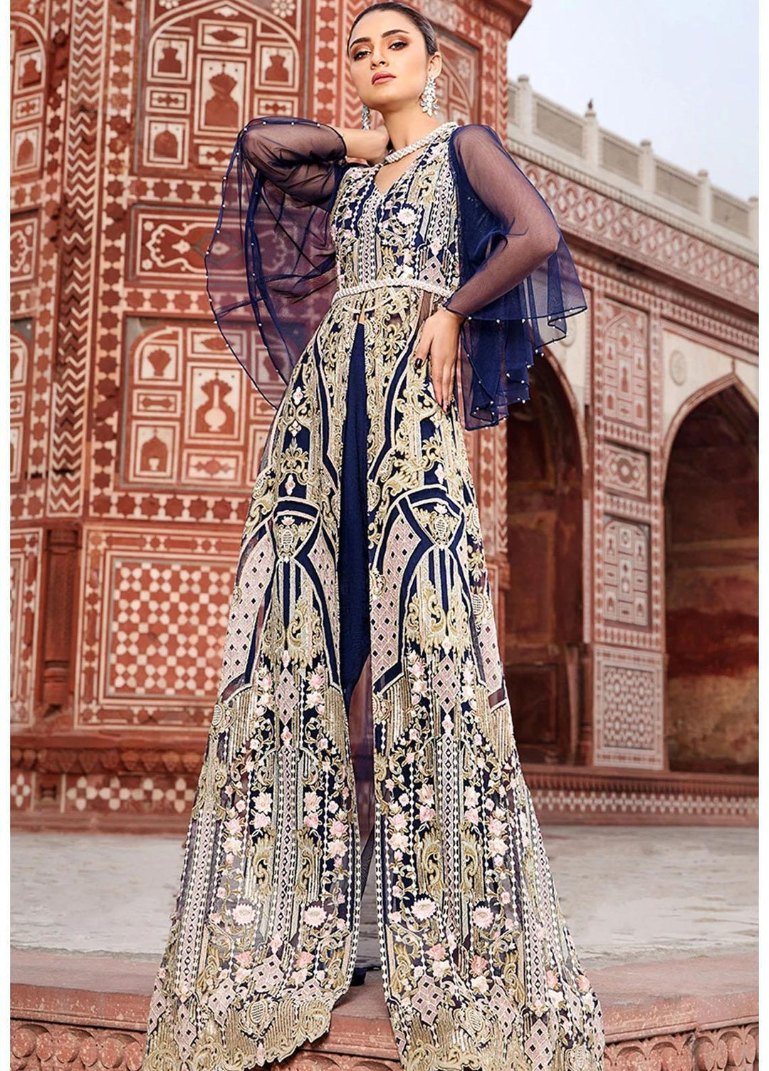 Threads & Motifs Pret Semi Formal Organza Jacket THM21SF 6319