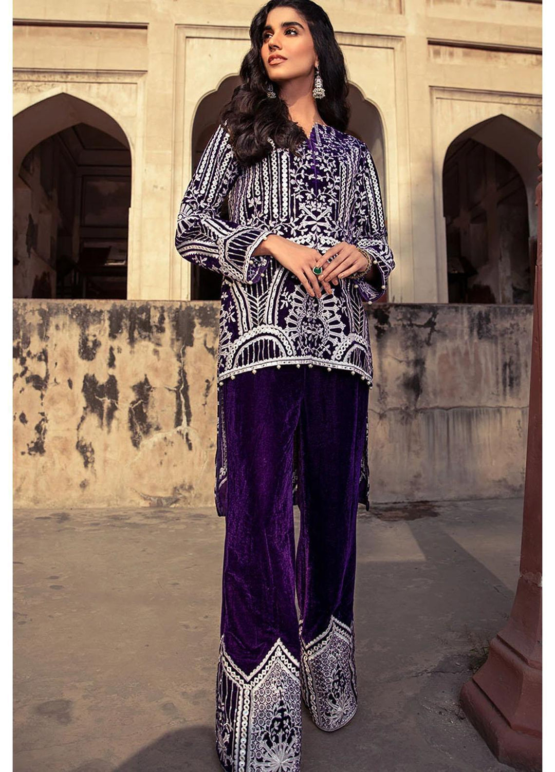 Threads & Motifs Pret Semi Formal Velvet Shirt THM21SF 6718.2