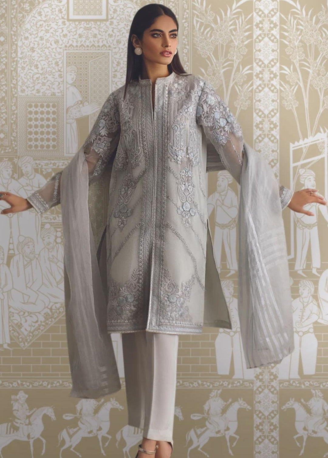 Threads & Motifs Pret Semi Formal Organza 2 Piece THM21SF 7080