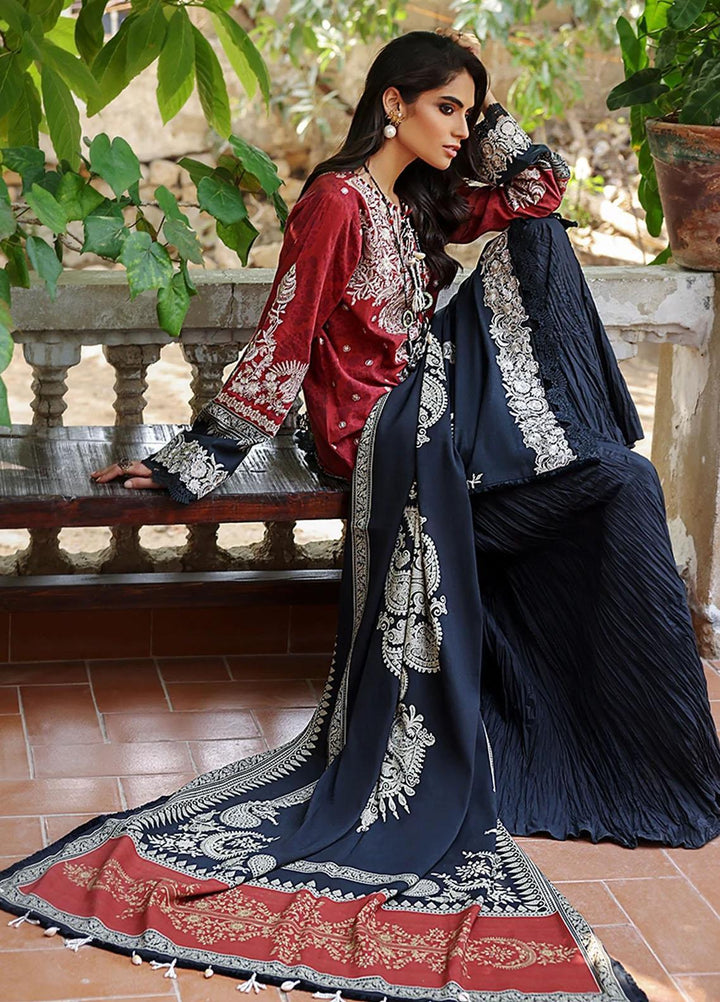 Threads & Motifs Embroidered Khaddar Suits Unstitched 2 Piece THM21UK 7389 - Winter Collection