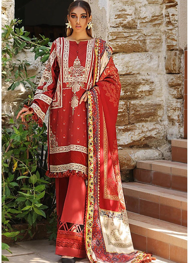 Threads & Motifs Embroidered Khaddar Suits Unstitched 2 Piece THM21UK 7527 - Winter Collection