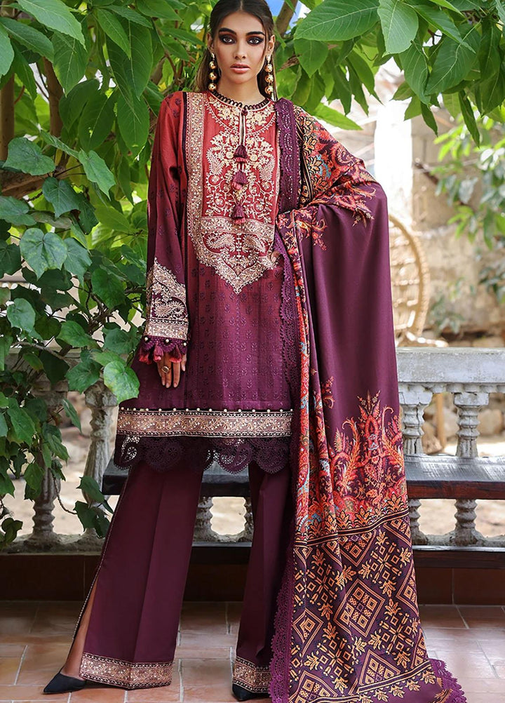 Threads & Motifs Embroidered Khaddar Suits Unstitched 2 Piece THM21UK 7538 - Winter Collection