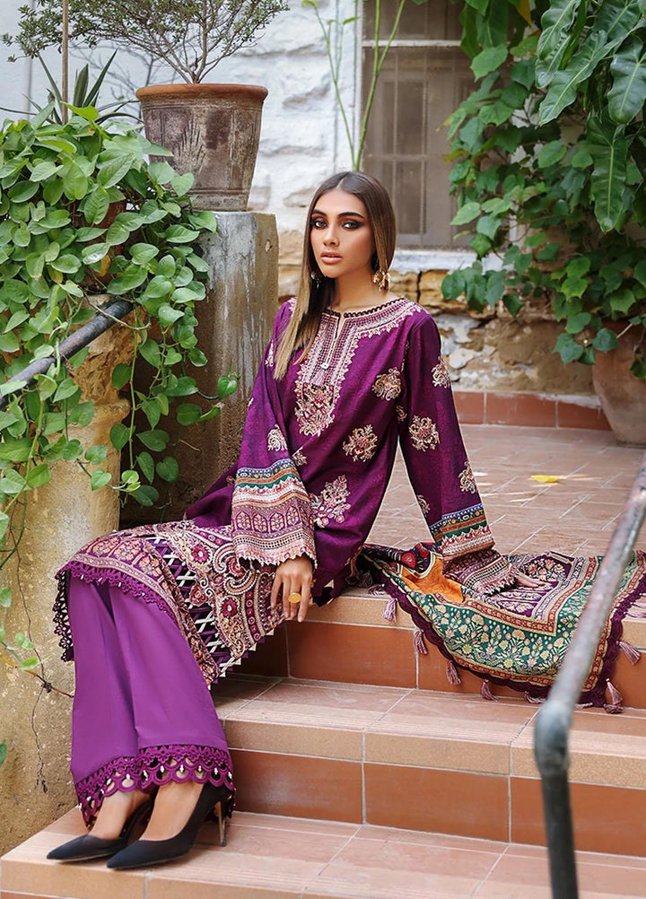 Threads & Motifs Embroidered Khaddar Suits Unstitched 2 Piece THM21UK 7540 - Winter Collection