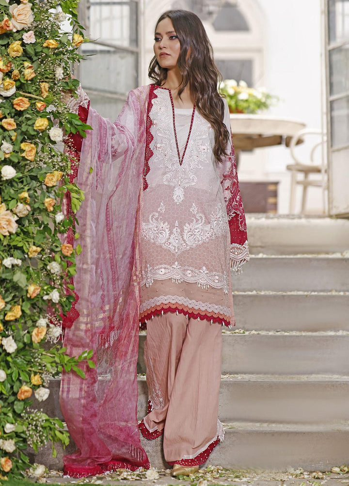 Threads & Motifs Embroidered Lawn Suits Unstitched 3 Piece THM22UL 7299 - Luxury Summer Collection