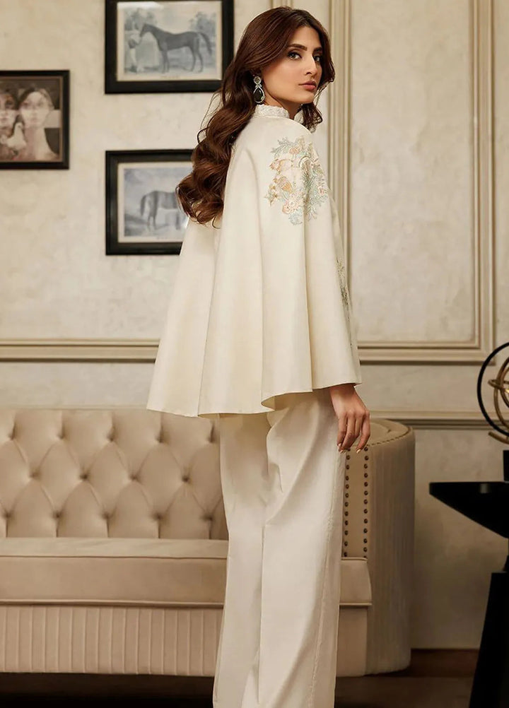 Threads And Motifs Pret Embroidered Chanderi Cape 8754