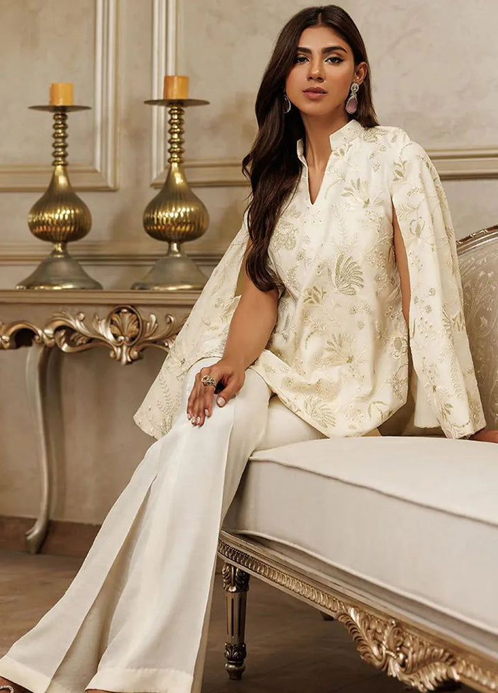 Threads And Motifs Pret Embroidered Chanderi Dress 8753