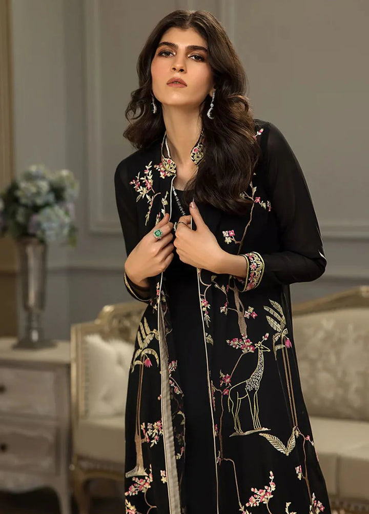 Threads And Motifs Pret Embroidered Chiffon Dress 8626