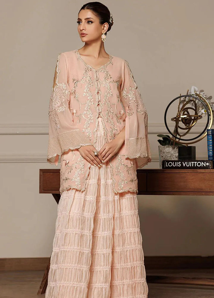 Threads And Motifs Pret Embroidered Chiffon Dress 8716