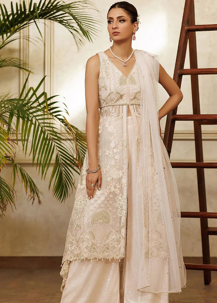 Threads And Motifs Pret Embroidered Net Dress 8261