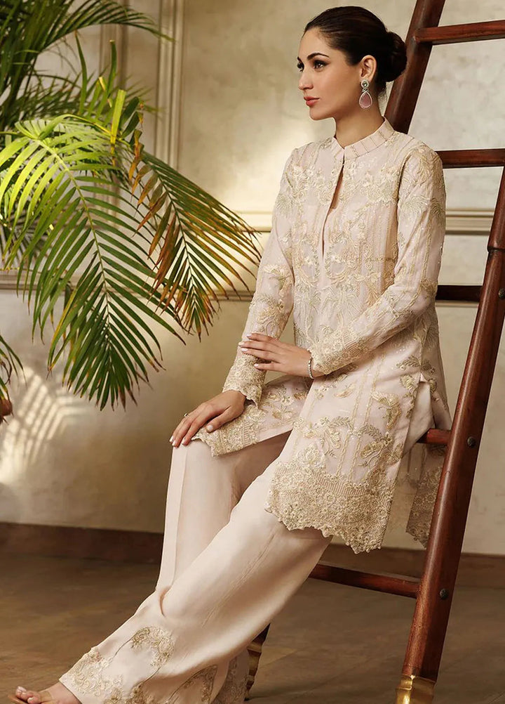 Threads And Motifs Pret Embroidered Net Dress 8621