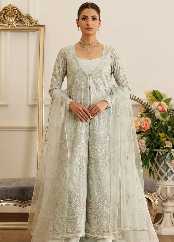 Threads And Motifs Pret Embroidered Net Gown 8407
