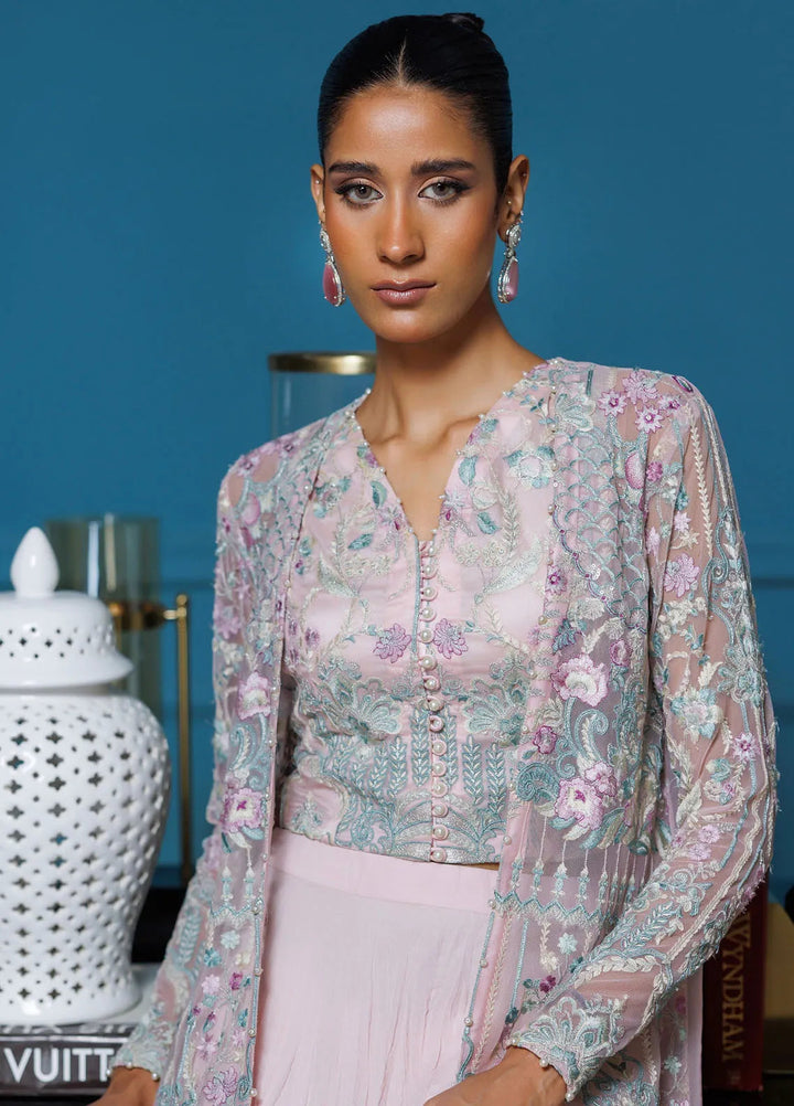 Threads And Motifs Pret Embroidered Net Jacket 8944