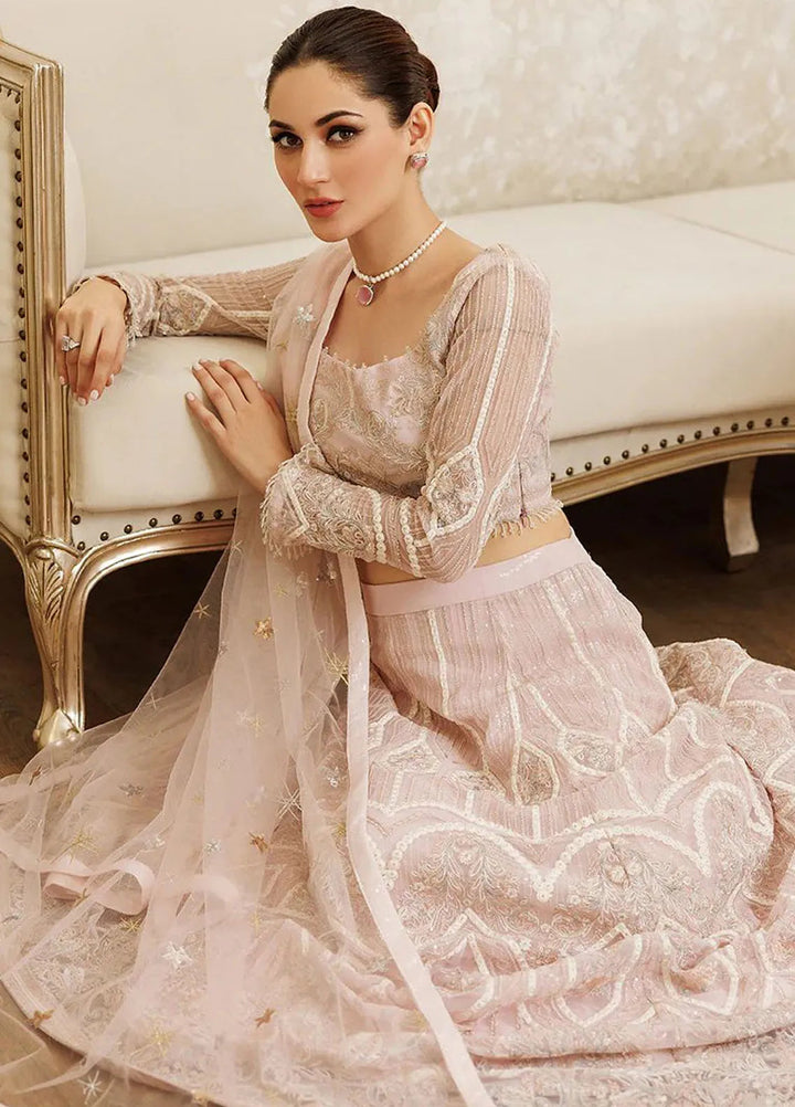 Threads And Motifs Pret Embroidered Net Lehenga 8406