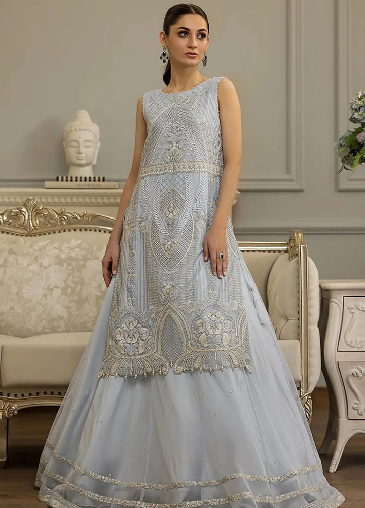 Threads And Motifs Pret Embroidered Net Lehenga 8640