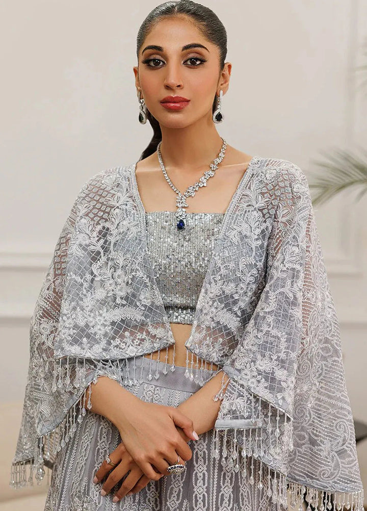 Threads And Motifs Pret Embroidered Net Lehenga 8901