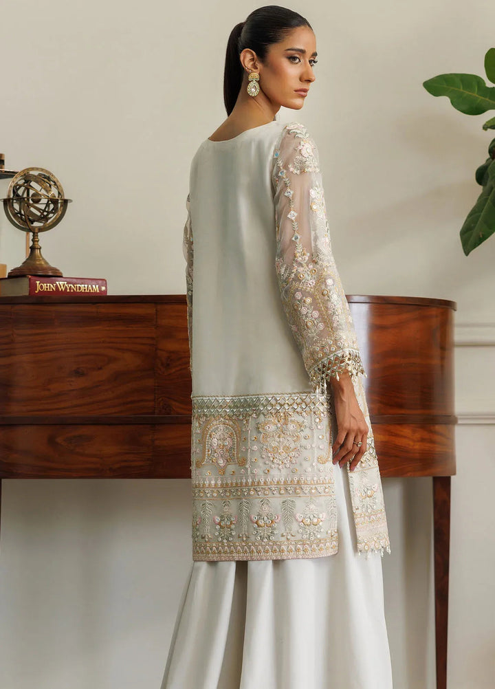 Threads And Motifs Pret Embroidered Organza Dress 8916