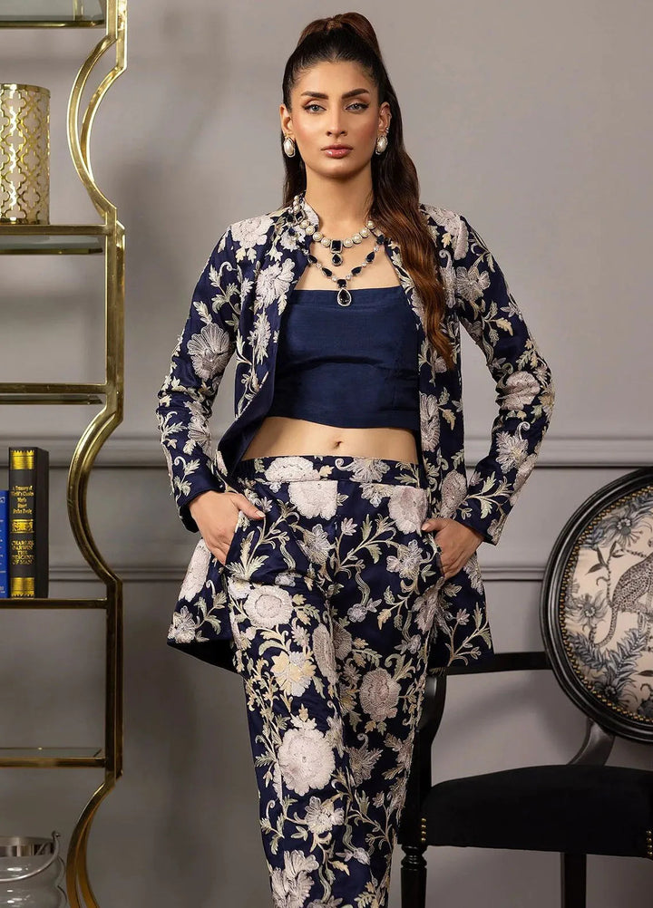 Threads And Motifz Pret Embroidered Net 2 Piece Suit 9035