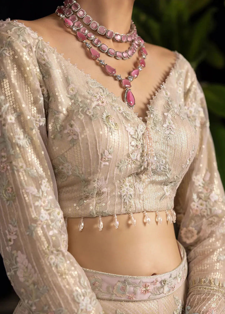 Threads And Motifz Pret Embroidered Net 2 Piece Suit 9117