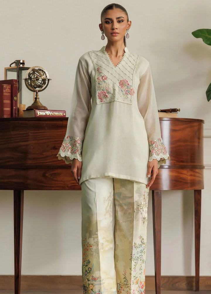 Threads And Motifs Pret Embroidered Net 3 Piece Suit 8795