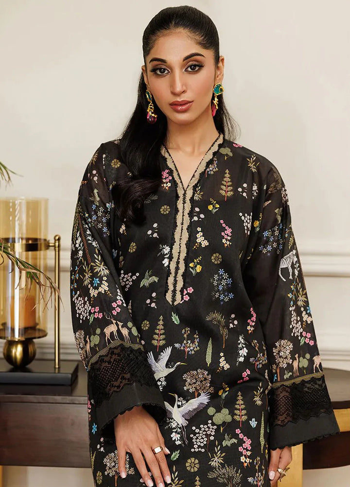 Threads And Motifs Pret Embroidered Net 3 Piece Suit 9018