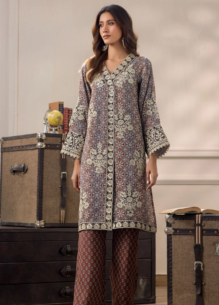 Threads & Motifs Pret Embroidered Viscose 3 Piece Suits 9604