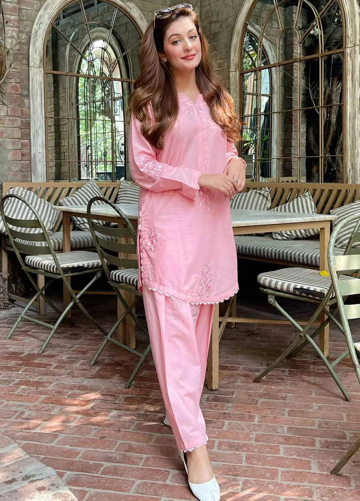 TNG Pret Embroidered Lawn 2 Piece Suit Blush