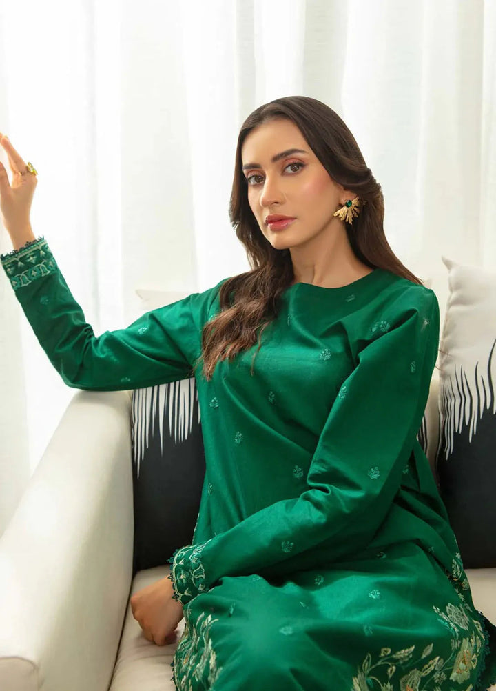 TNG Pret Embroidered Lawn 2 Piece Suit Forest