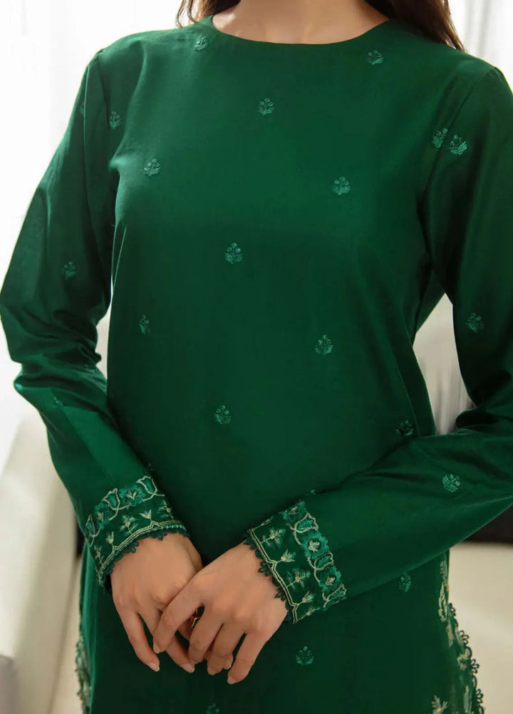 TNG Pret Embroidered Lawn 2 Piece Suit Forest