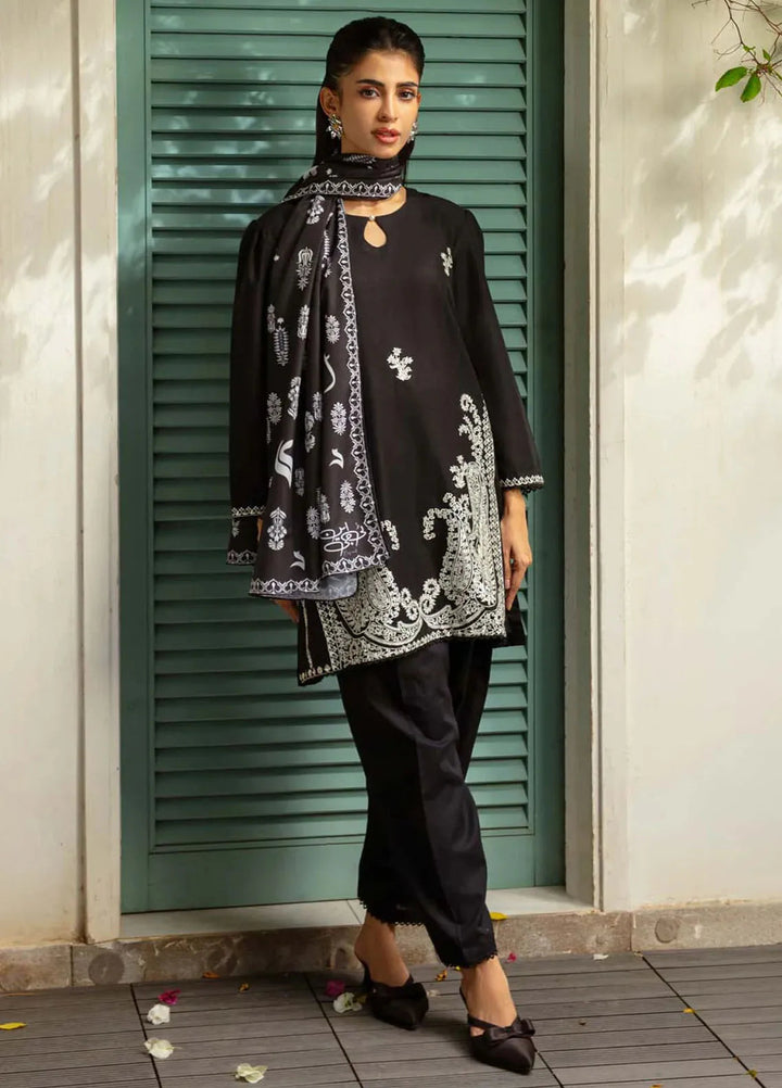 TNG Pret Embroidered Lawn 2 Piece Suit Noir