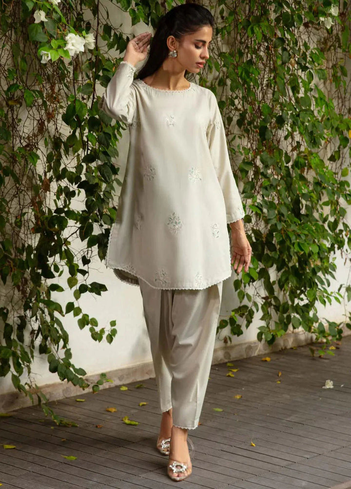 TNG Pret Embroidered Lawn 2 Piece Suit Pearl