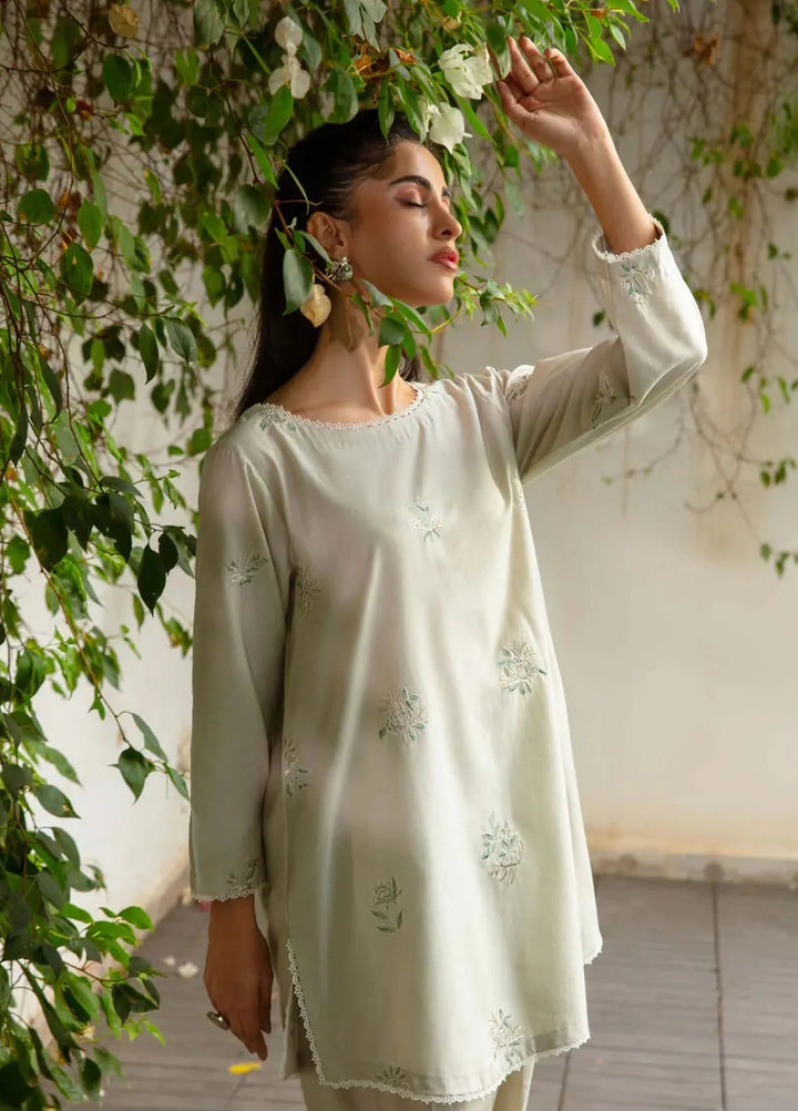 TNG Pret Embroidered Lawn 2 Piece Suit Pearl