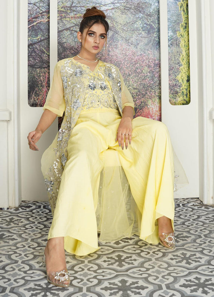 Top Notch Pret Luxury Silk 3 Piece TNH21L Citrine