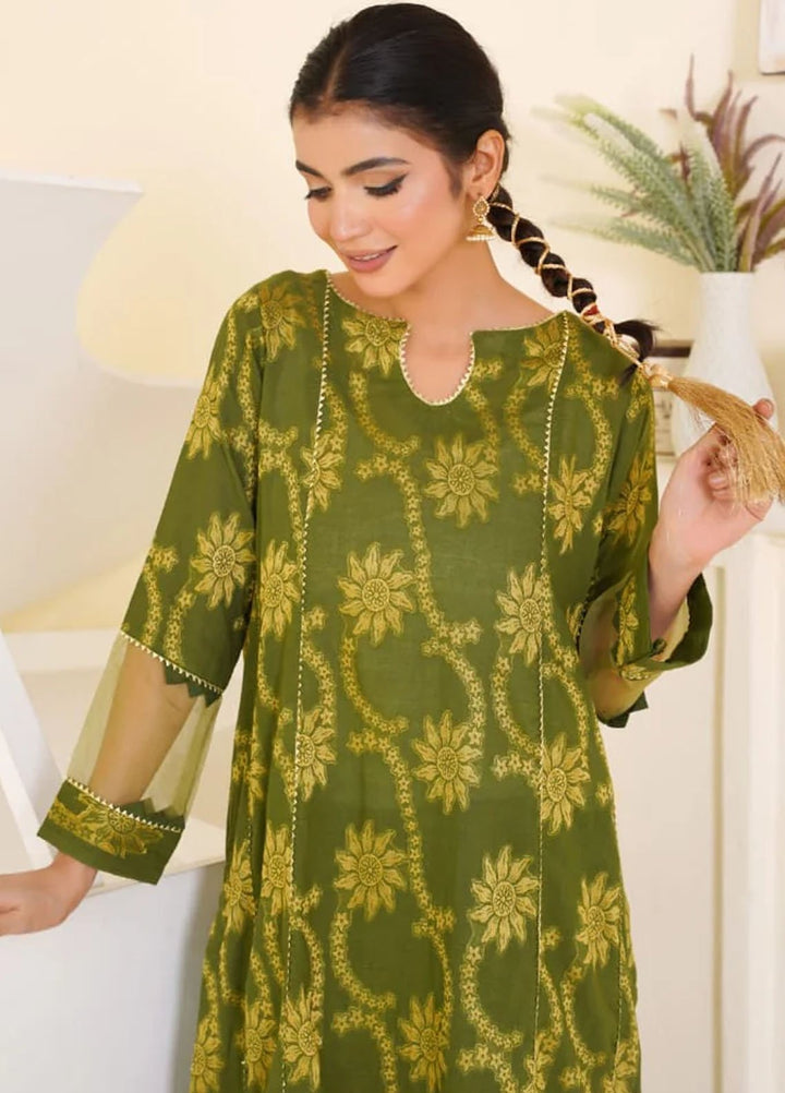 Tosheeza Saith Pret Embroidered Lawn 2 Piece Suit Olviera
