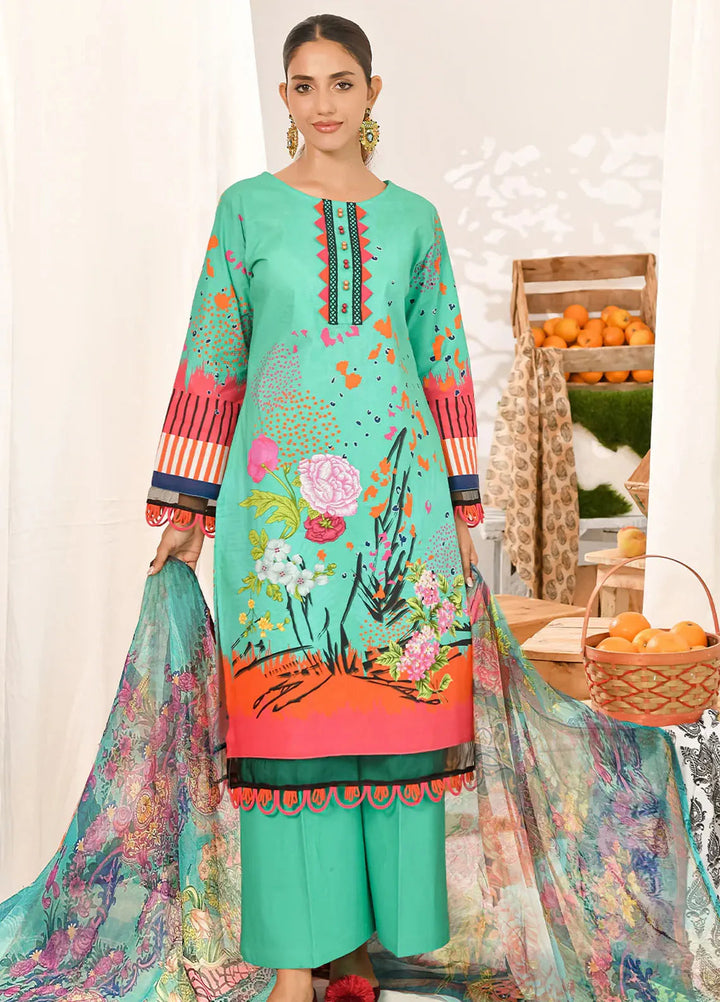 Tropicana By Fiona Printed Lawn Suit Unstitched 2 Piece FO24T Parade - Summer Collection