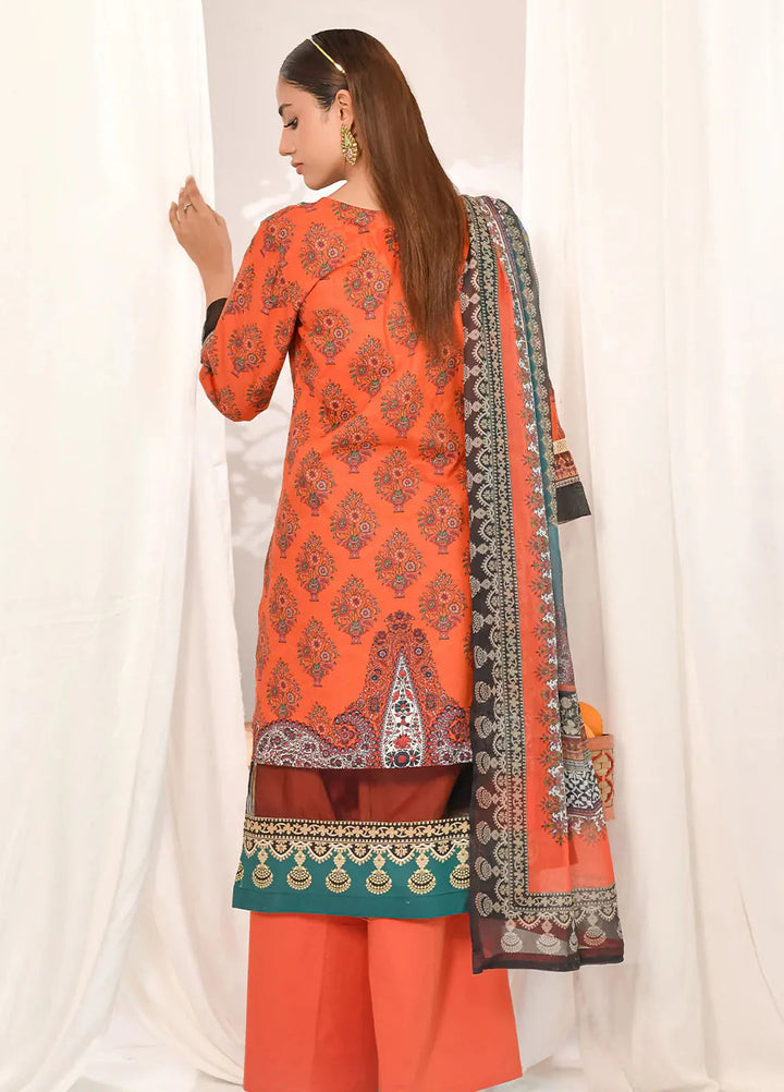 Tropicana By Fiona Printed Lawn Suit Unstitched 2 Piece FO24T Waltz - Summer Collection