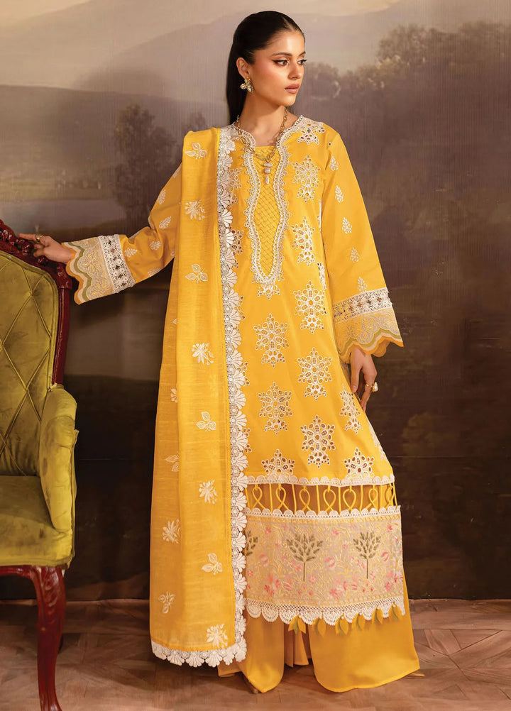 Twilight by Mahnur Embroidered Lawn Suits Unstitched 3 Piece MN25T D-06A Zenia - Summer Collection