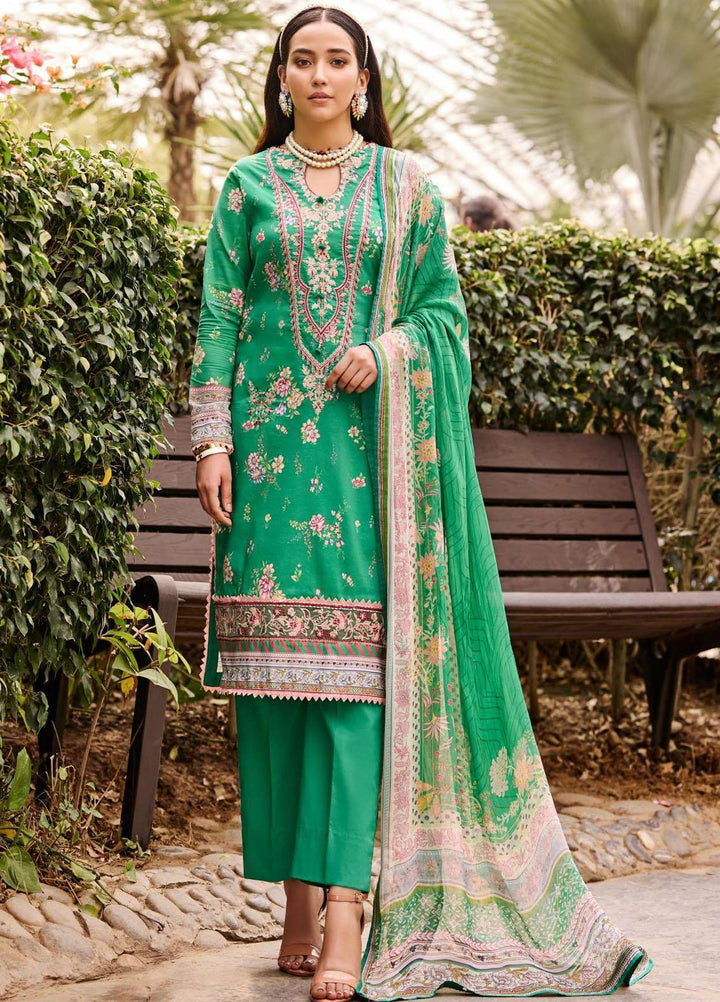 Umang By Motifz Embroidered Lawn Suits Unstitched 3 Piece MT23U MWU03527 Aubergine - Summer Collection