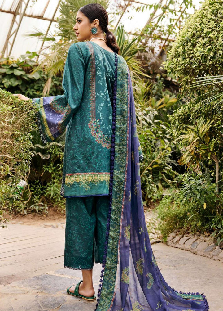 Umang By Motifz Embroidered Lawn Suits Unstitched 3 Piece MT23U MWU03528 Periwinkle - Summer Collection