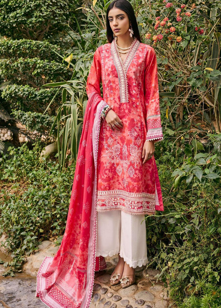 Umang By Motifz Embroidered Lawn Suits Unstitched 3 Piece MT23U MWU03530 Ocean Pearl - Summer Collection