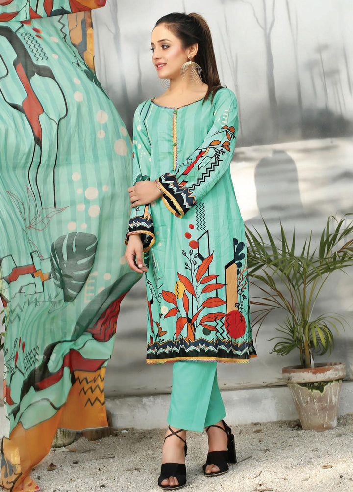 Universal By Sitara Printed Lawn Suits Unstitched 3 Piece SIT22-U4 D-76 - Summer Collection